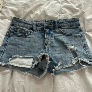 Girls jean shorts, size 8